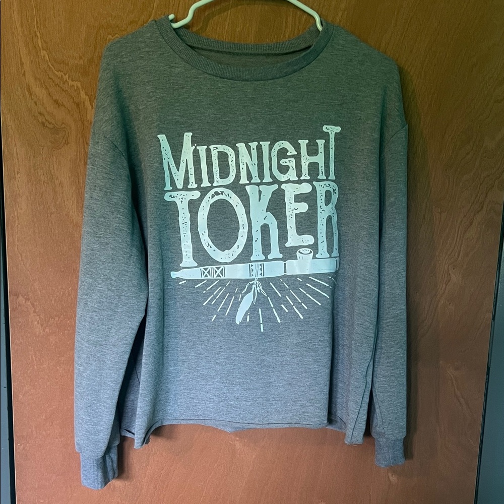 SHEIN Gray Long Sleeve Tee